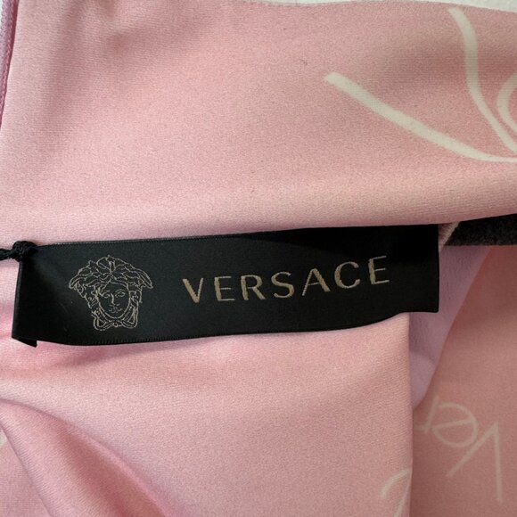 Versace Monogram Long Sleeve Dress - Picture 3 of 4